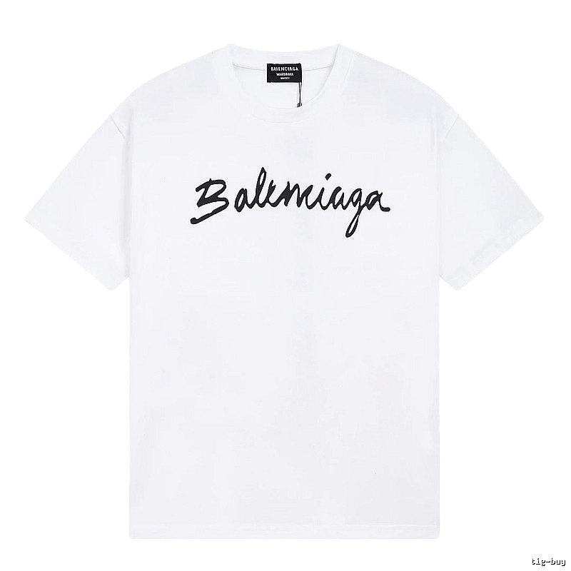 Balenciaga letter simple white T-shirt