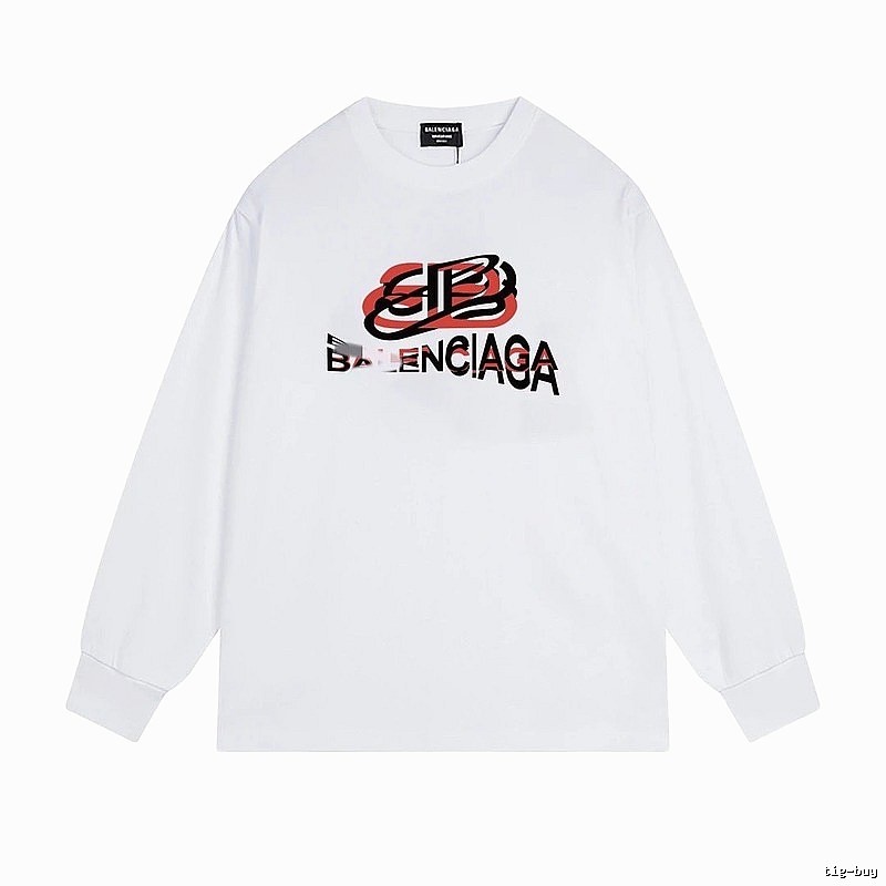 Balenciaga letter white sweatshirt