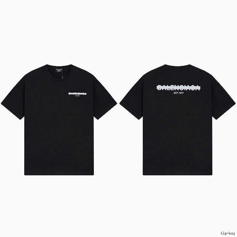Balenciaga minimalist black T-shirt