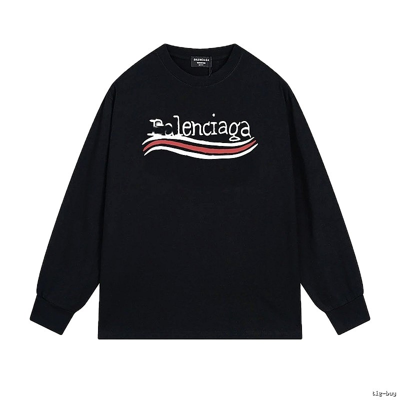 Balenciaga wavy black sweatshirt