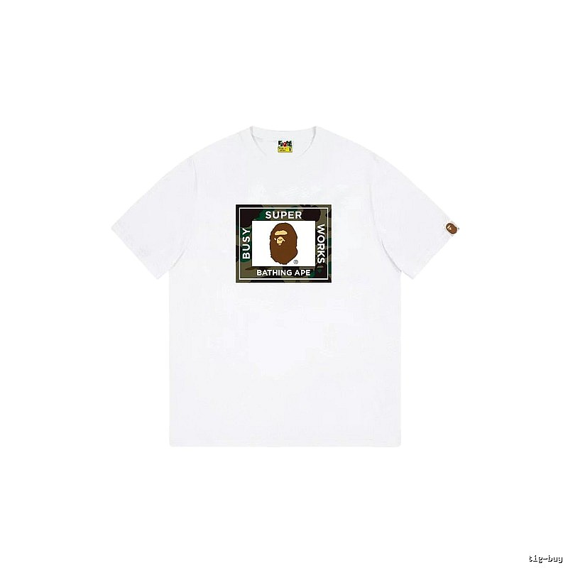 Bape Ape Head Camouflage Style Short-sleeve Shirt