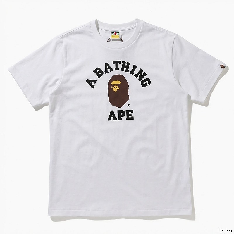 Bape Ape Head Simple White T-shirt