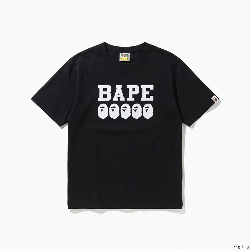 Bape Ape Head Trendy Black T-shirt