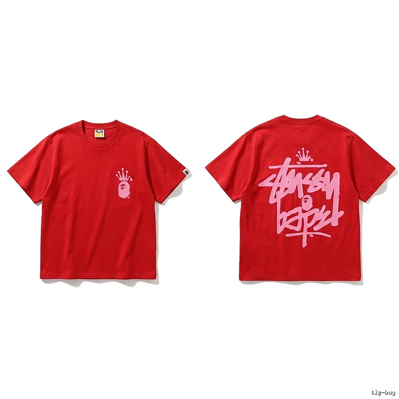 Bape Crown Graffiti Style T-shirt