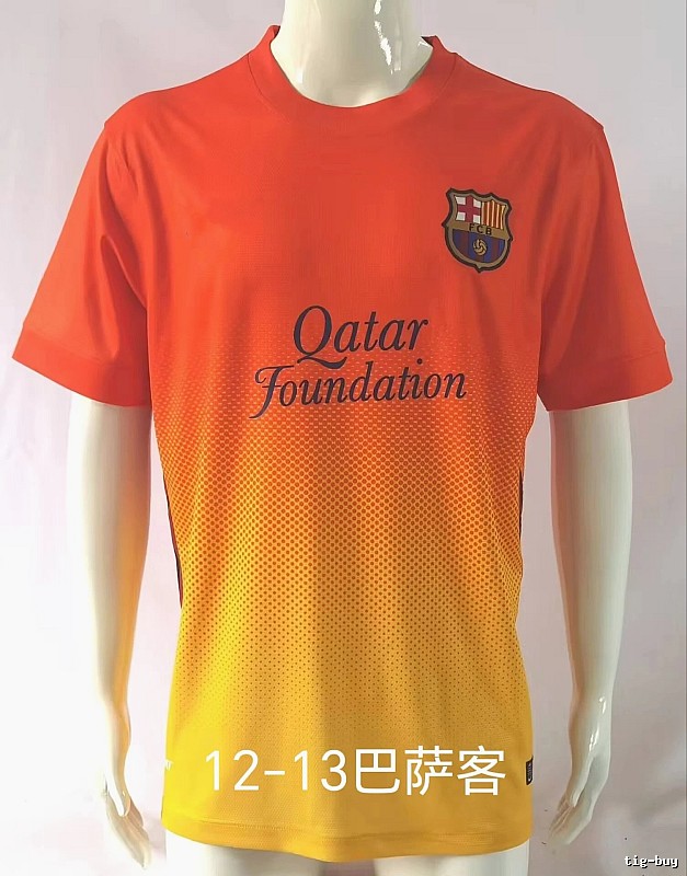 Barcelona Casual Retro soccer jersey Blue Red Barcelona for Comfortable Styling