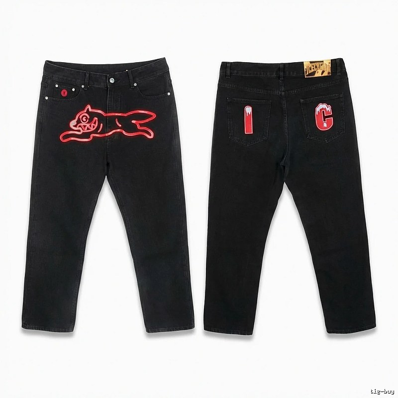 BBC trendy brand black denim trousers