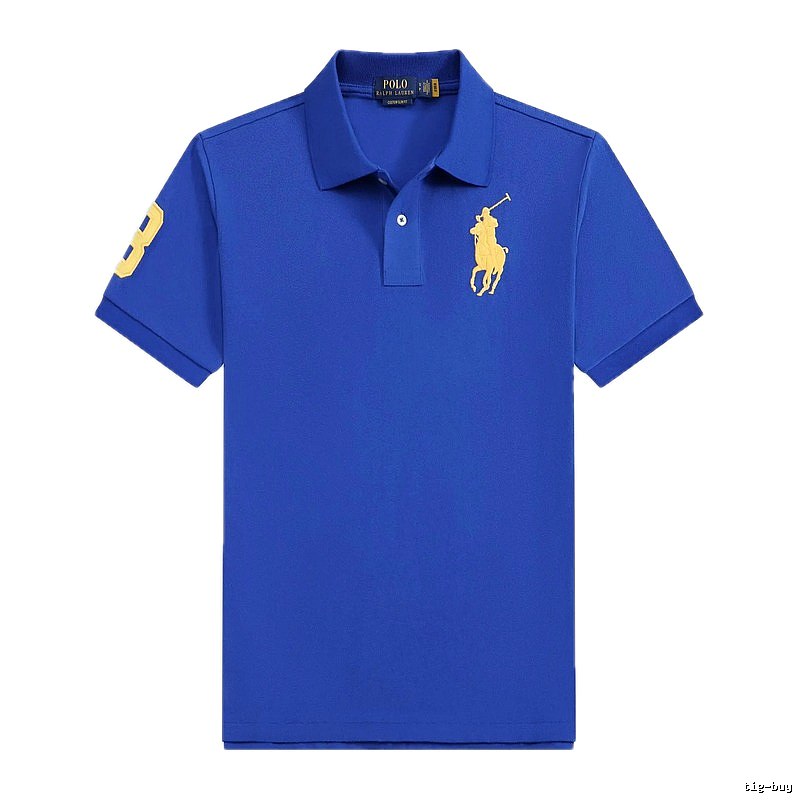 Blue polo shirts of Ralph Lauren Polo series