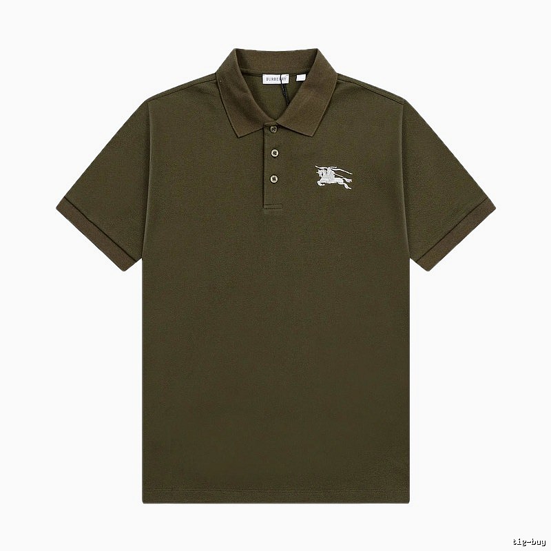 Burberry's retro-style polo shirt with the knight logo