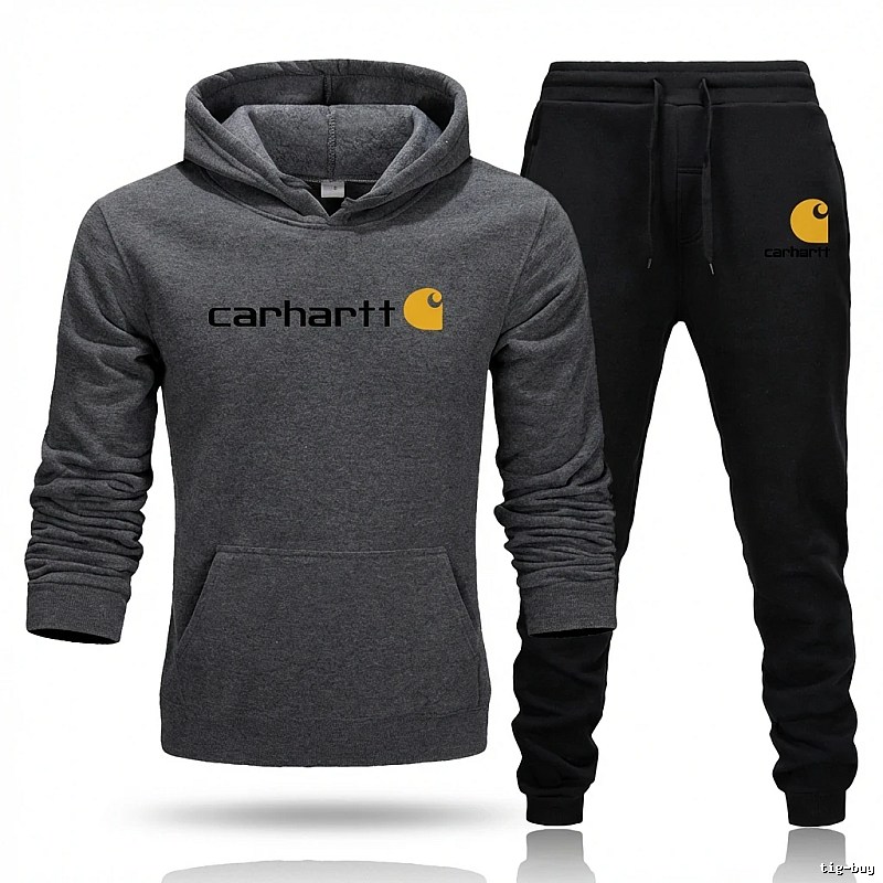 Carhartt Casual Gray-Black Sportswear Set