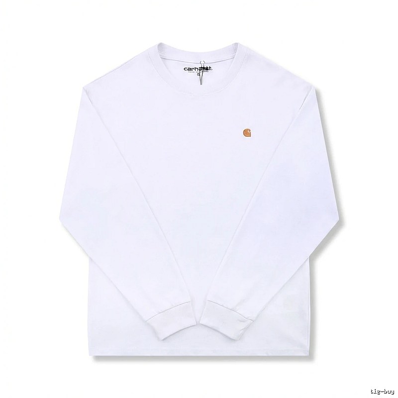 Carhartt classic simple style white sweatshirt