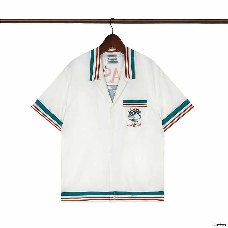 Casablanca retro-style white shirt