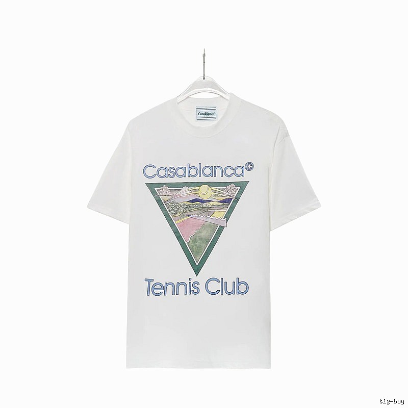 Casablanca Tennis Club Wind White T-shirt