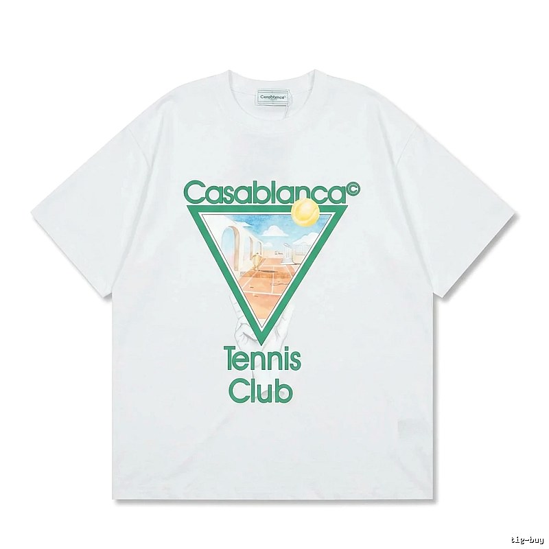 Casablanca Tennis Style White T-shirt