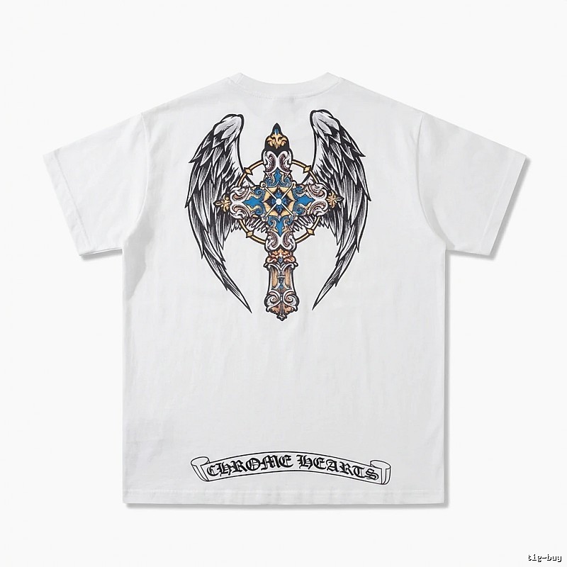 Chrome Hearts Angel Cross White T-shirt