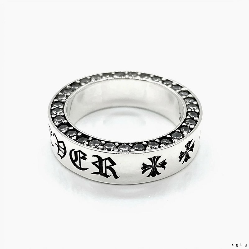 Chrome Hearts Silver Dark Style Ring