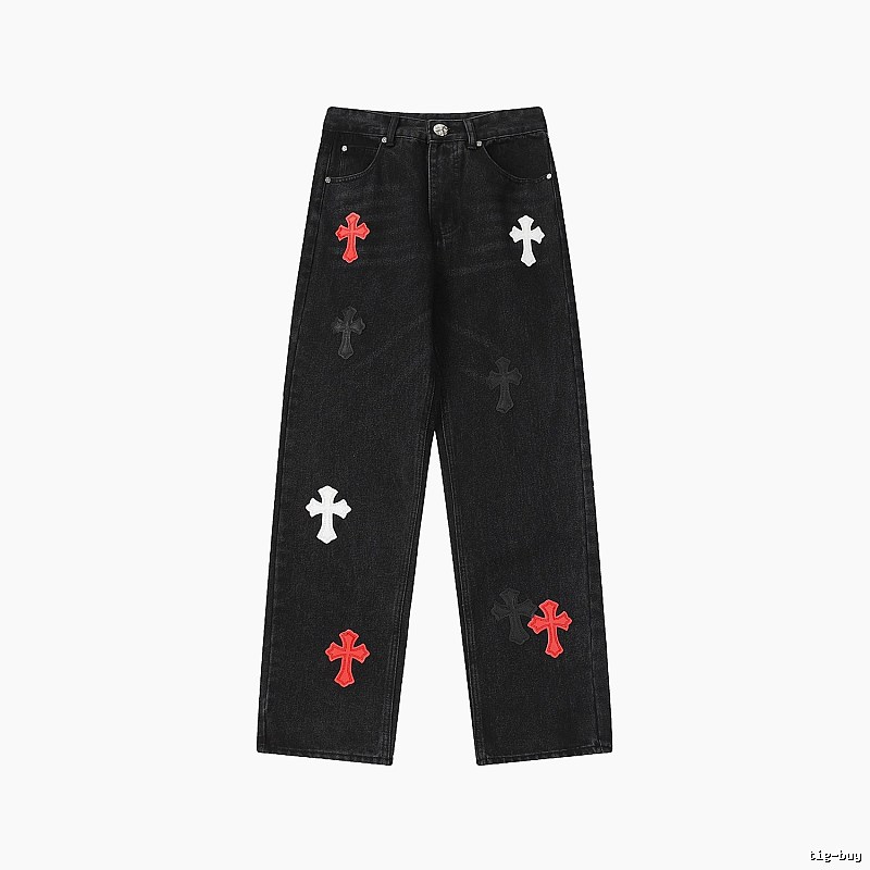 Chrome Hearts Urban Graphic jeans Light Denim Jeans with Casual Appeal