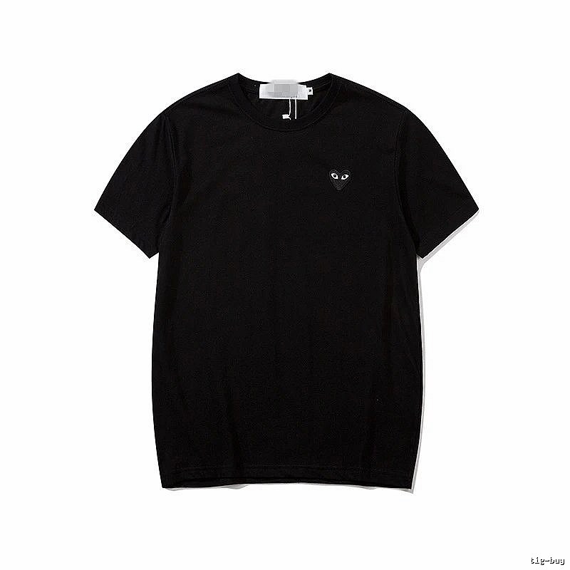 Comme des Garcons PLAY 2021-95 Black Style 2195 Heart Logo T-Shirt Everyday Rotation