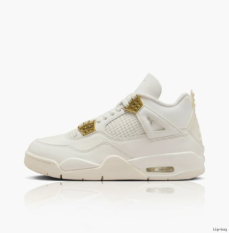 Cool Style White Jordan 4 Sneakers