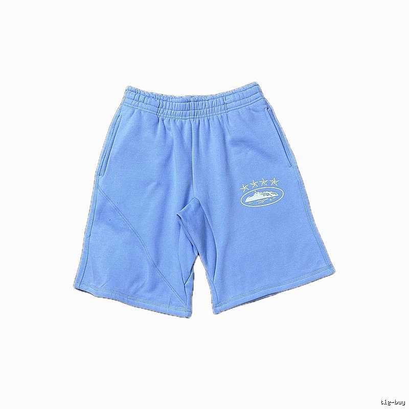 Corteiz casual light blue shorts