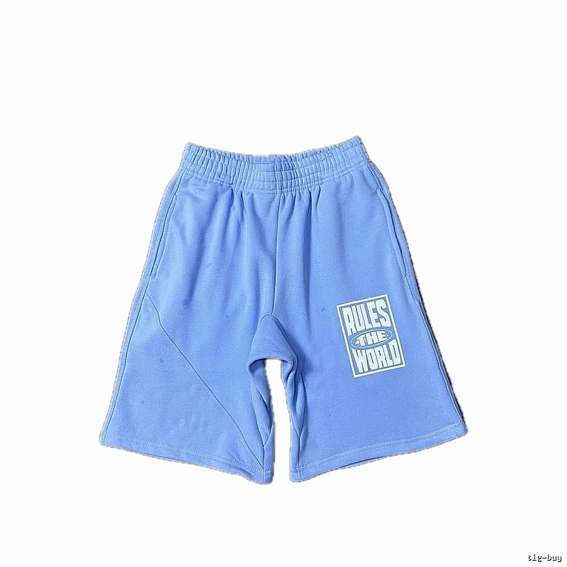 Corteiz Rules light blue shorts