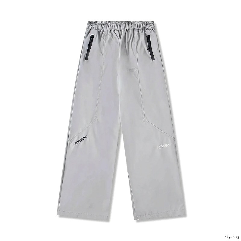 Corteiz Workwear Style Light Grey Trousers