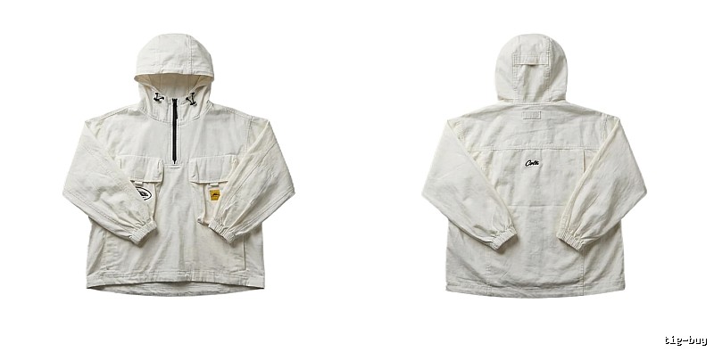Corteiz Workwear Style White Jacket