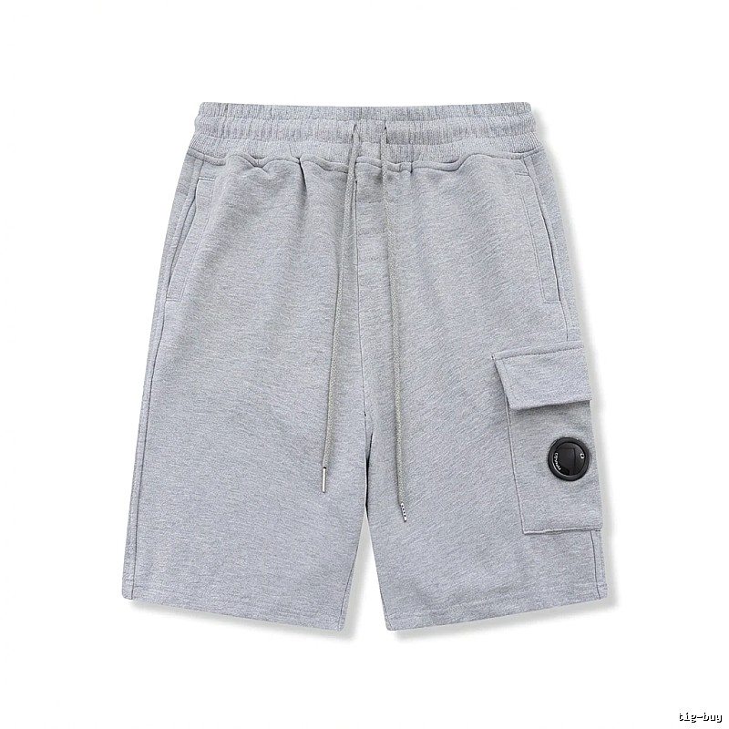 C.P. Company workwear-style grey shorts
