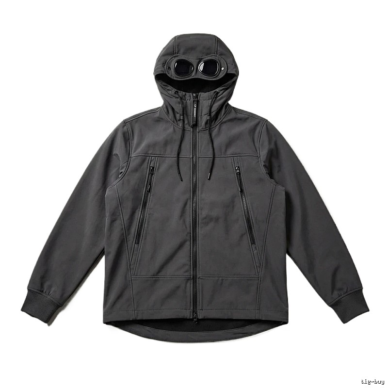 C.P. Hooded Functional Style Grey Coat