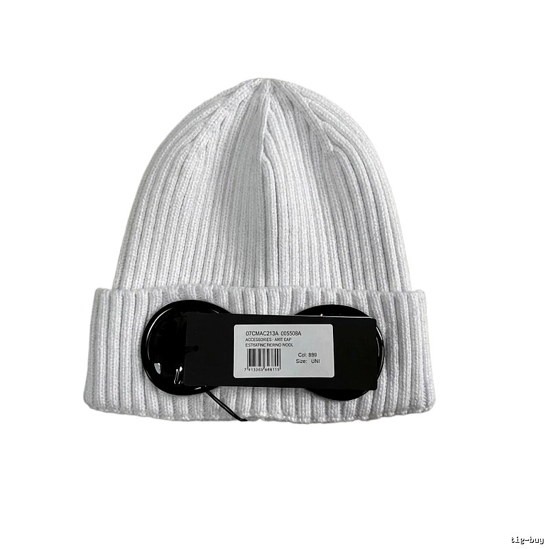 C.P. Pure Color Minimalist Style White Hat