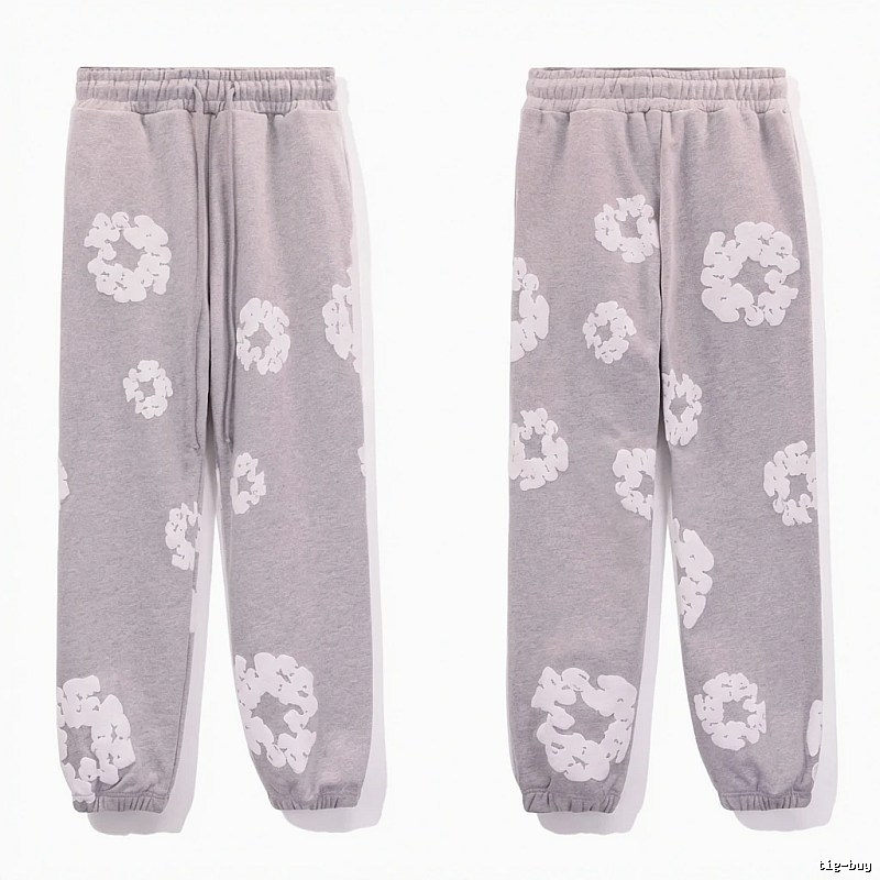 DENIM TEARS Printed Casual Grey Pants