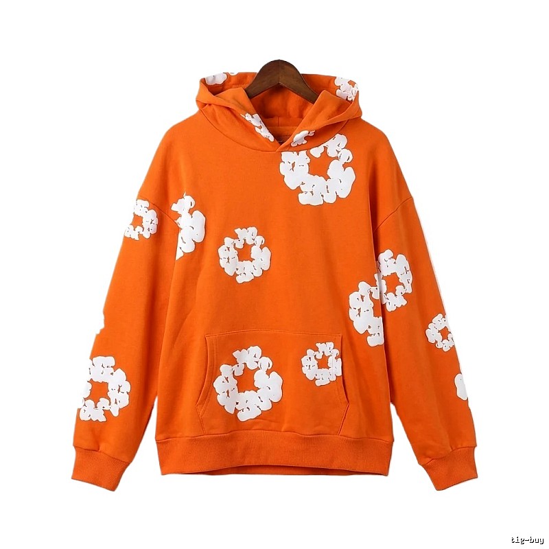 DENIM TEARS Printed Orange Sweatshirt