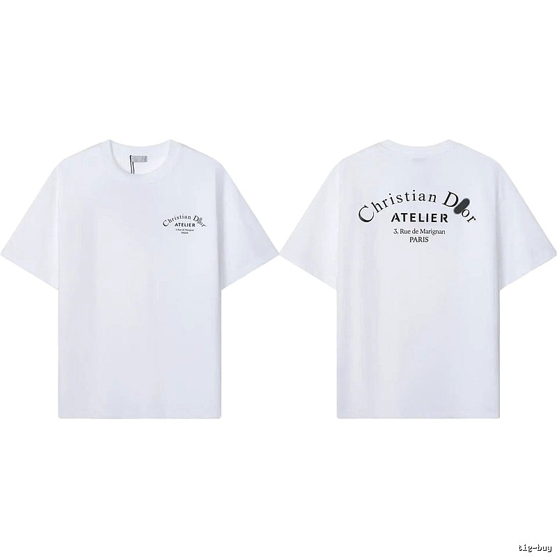 Dior Atelier Minimalist Style White T-Shirt