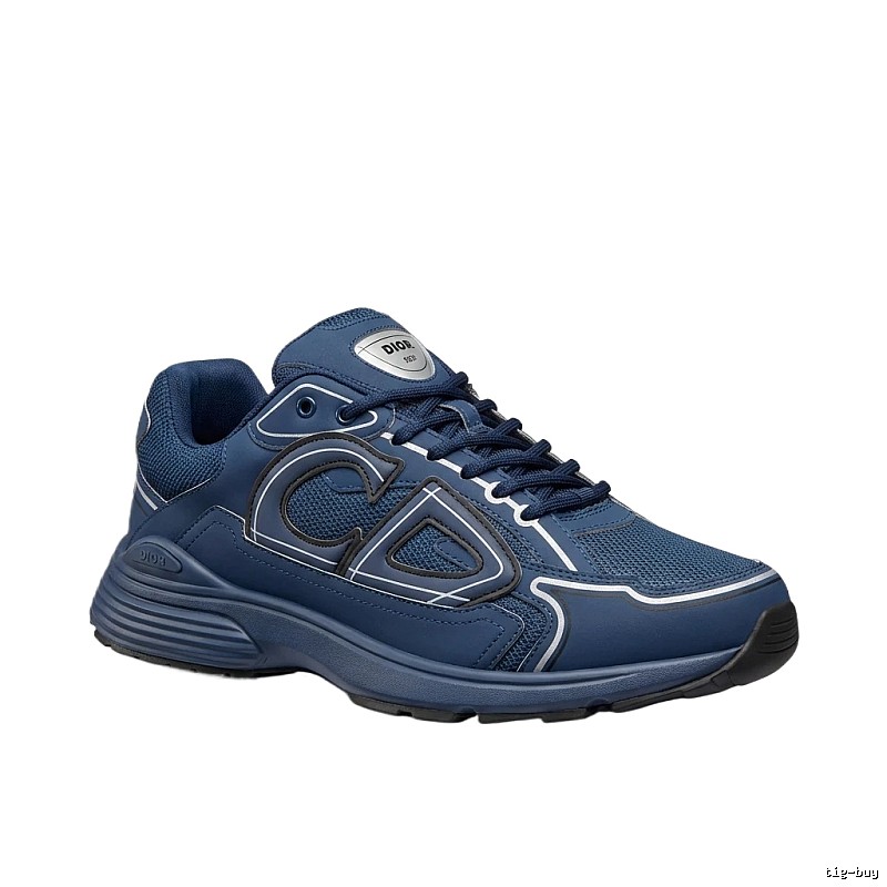 Dior retro-style blue sports shoes