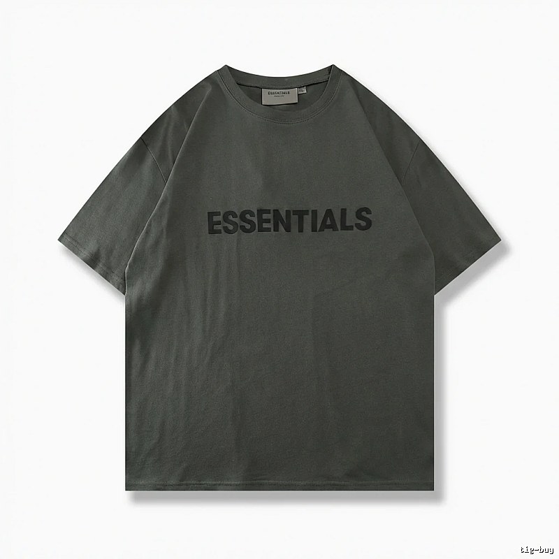 ESSENTIALS Basic Dark Grey T-shirt