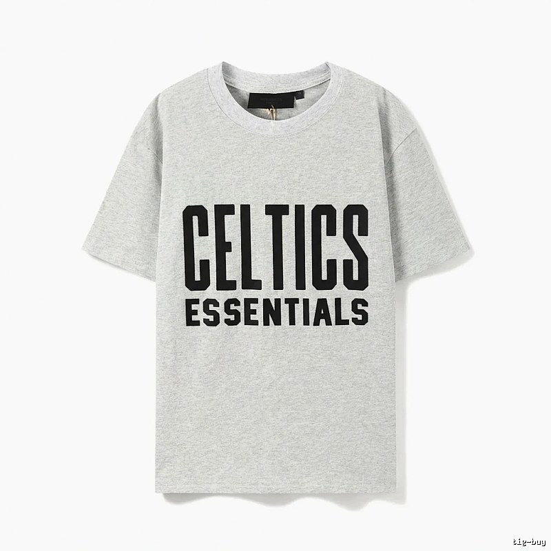 ESSENTIALS Gray and Black T-shirt of the Trendy Brand