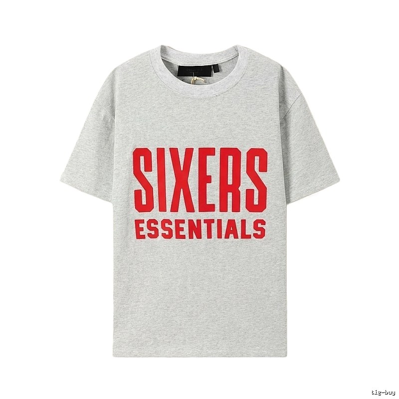 ESSENTIALS Grey Minimalist Style T-shirt