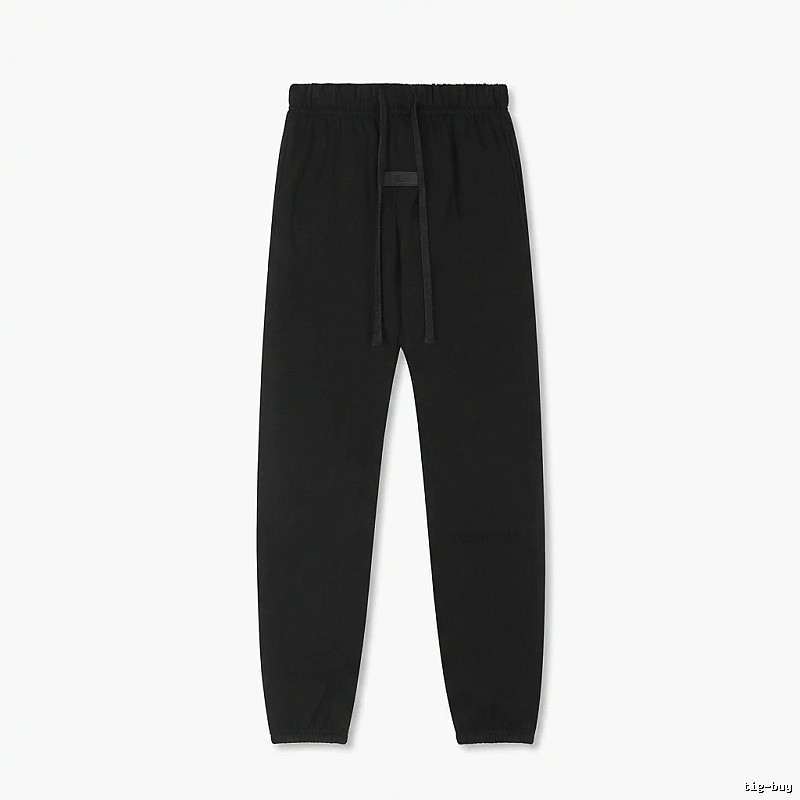 ESSENTIALS minimalist style black sweatpants