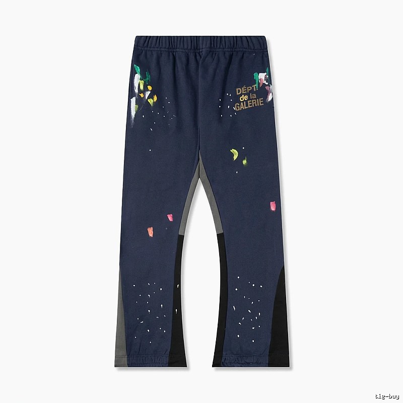 Gallery Dept graffiti-style dark blue sweatpants