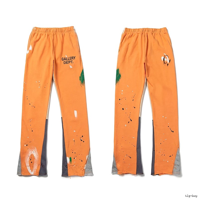 Gallery Dept Graffiti Style Orange Trousers