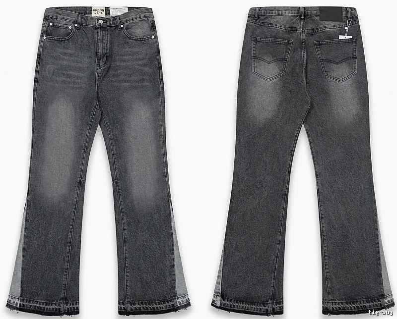 Gallery Dept. Ripped Retro Style Grey Pants