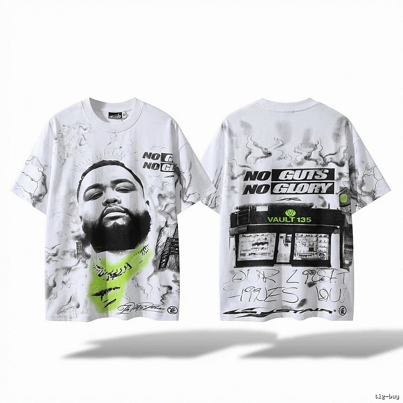 Hellstar Graffiti Style White T-shirt