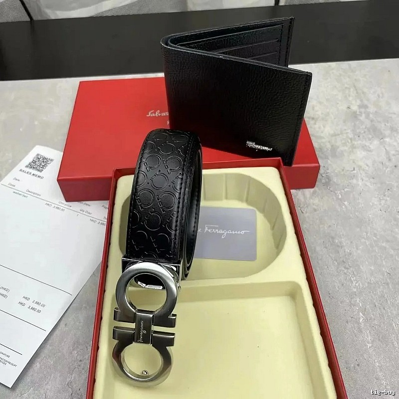 Hermes Compact Gift Choice Reversible Leather Belt Travel Pack