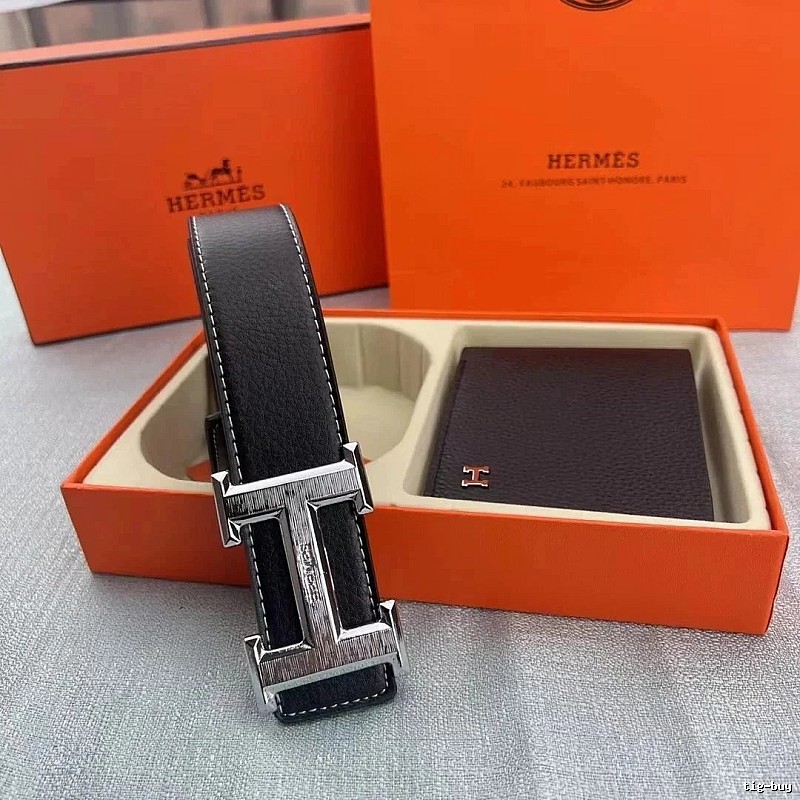 Hermes Smart-Casual Finish Reversible Leather Belt Casual Layering