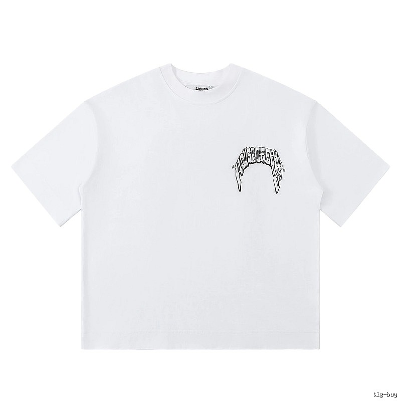 House of Errors Trendy White Short-sleeve Shirt