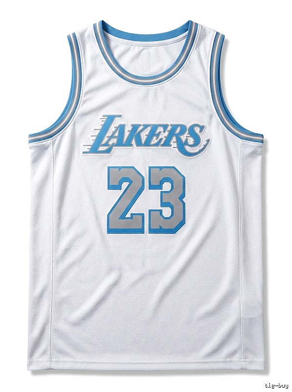 LBJ Lakers retro white jersey