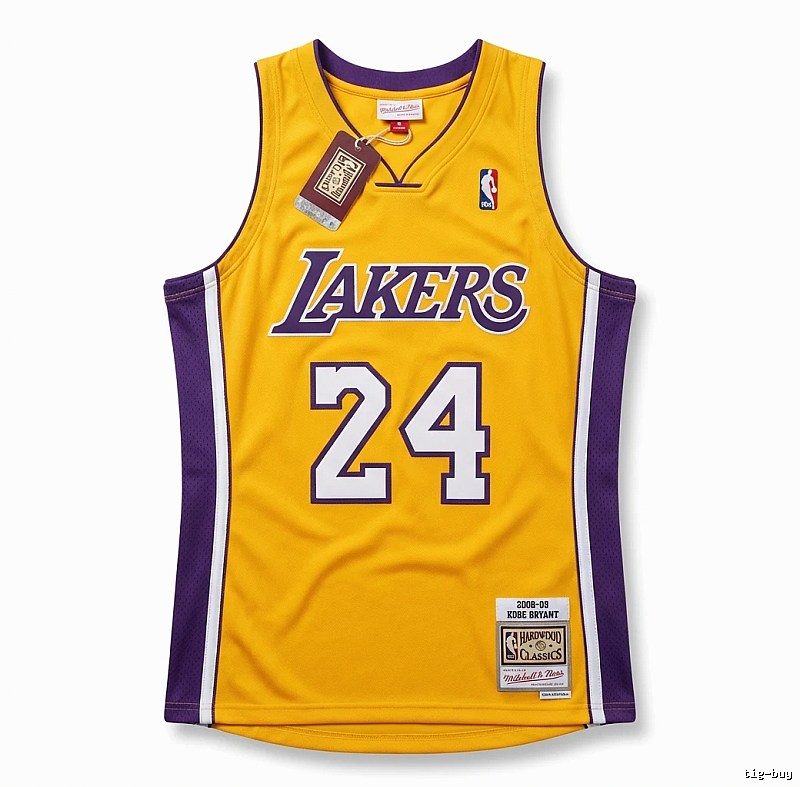 Los Angeles Lakers No. 24 yellow jersey