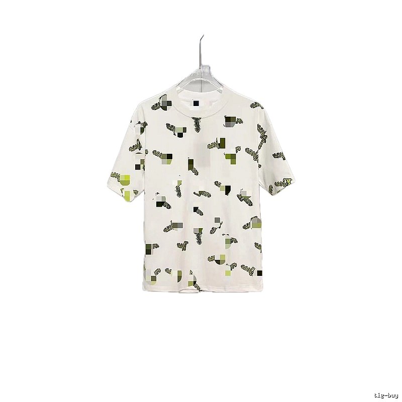 Louis Vuitton All-over Print Streetwear Style White T-Shirt