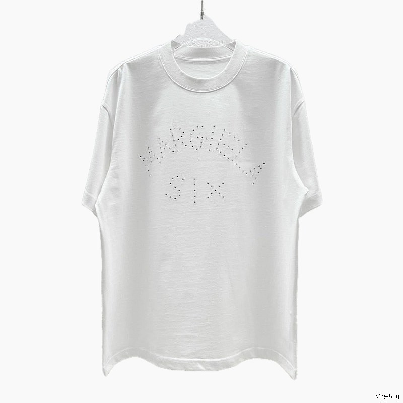 Maison Margiela MM6 Streetwear Style White Short-sleeve T-shirt