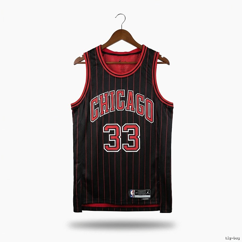 Michael Jordan retro black and red jersey