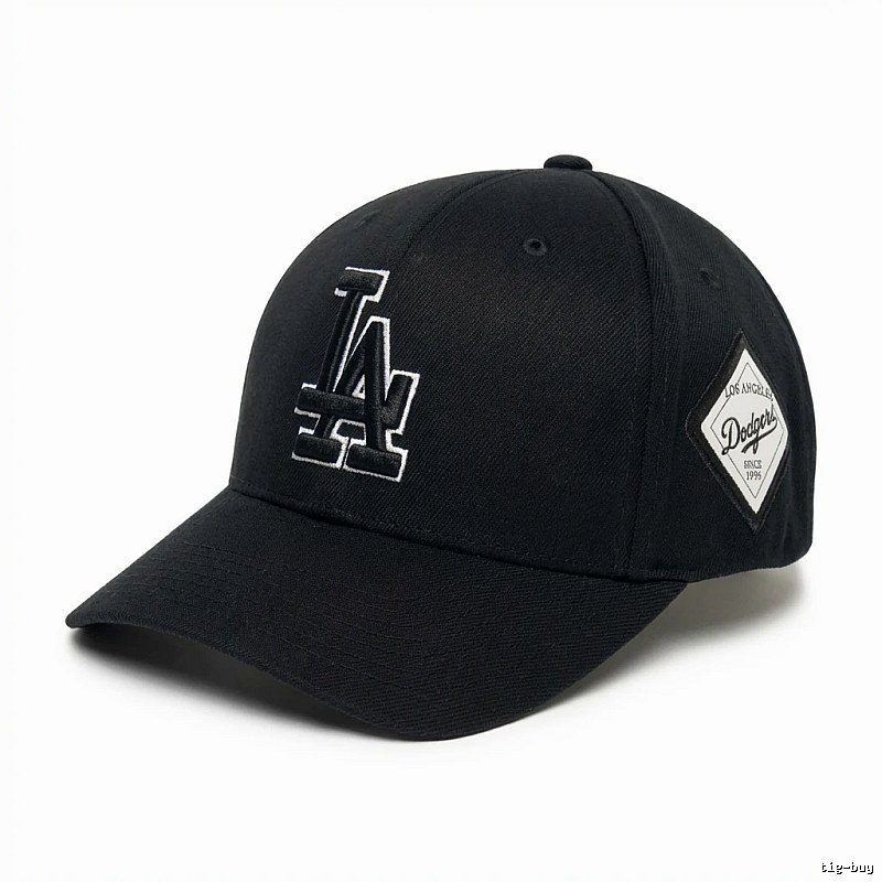 MLB Dodgers black baseball cap